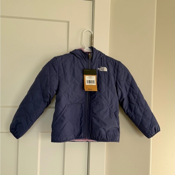 The North Face Kid Reversible Shady Glade Jacket in Cave Blue - Picture 9 of 10